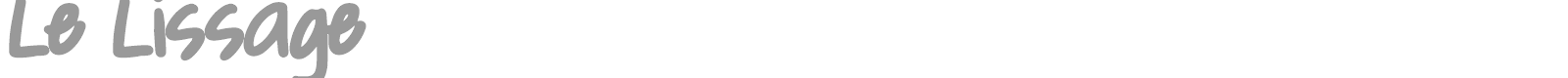 Le Lissage font preview